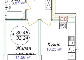 Продажа 1-ком. квартиры, 33.2 м2, Минеральные Воды