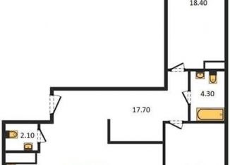 Продам 2-комнатную квартиру, 97.8 м2, Воронеж, улица Фёдора Тютчева, 93/4, ЖК Микрорайон Боровое