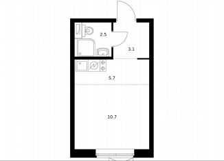 Продам квартиру студию, 21.9 м2, Москва, район Очаково-Матвеевское