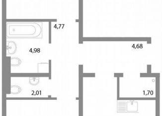 Продается 2-комнатная квартира, 68.7 м2, Челябинск, улица Университетская Набережная, 113А