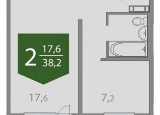 Продаю 2-комнатную квартиру, 38.3 м2, Томск, Октябрьский район