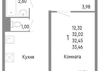 Продам 1-комнатную квартиру, 32.5 м2, Челябинск, Нефтебазовая улица, 1к2