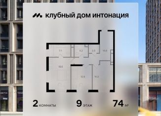 Продам двухкомнатную квартиру, 74 м2, Москва, станция Покровское-Стрешнево, Щукинская улица, 3