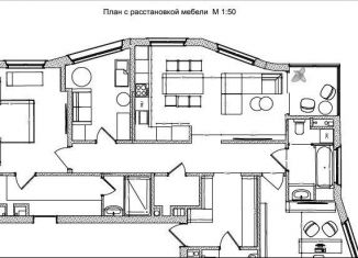 Продам четырехкомнатную квартиру, 121 м2, Москва, Ленинградский проспект, 29к3