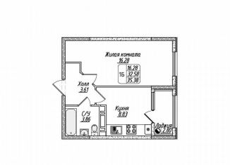 Продается 1-ком. квартира, 35 м2, Ставропольский край, улица 45-я Параллель, 79