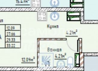 Квартира на продажу студия, 33 м2, Ростов-на-Дону, Тибетская улица, 1Вс3