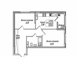 Продаю 2-ком. квартиру, 51 м2, Ставропольский край, улица 45-я Параллель, 79